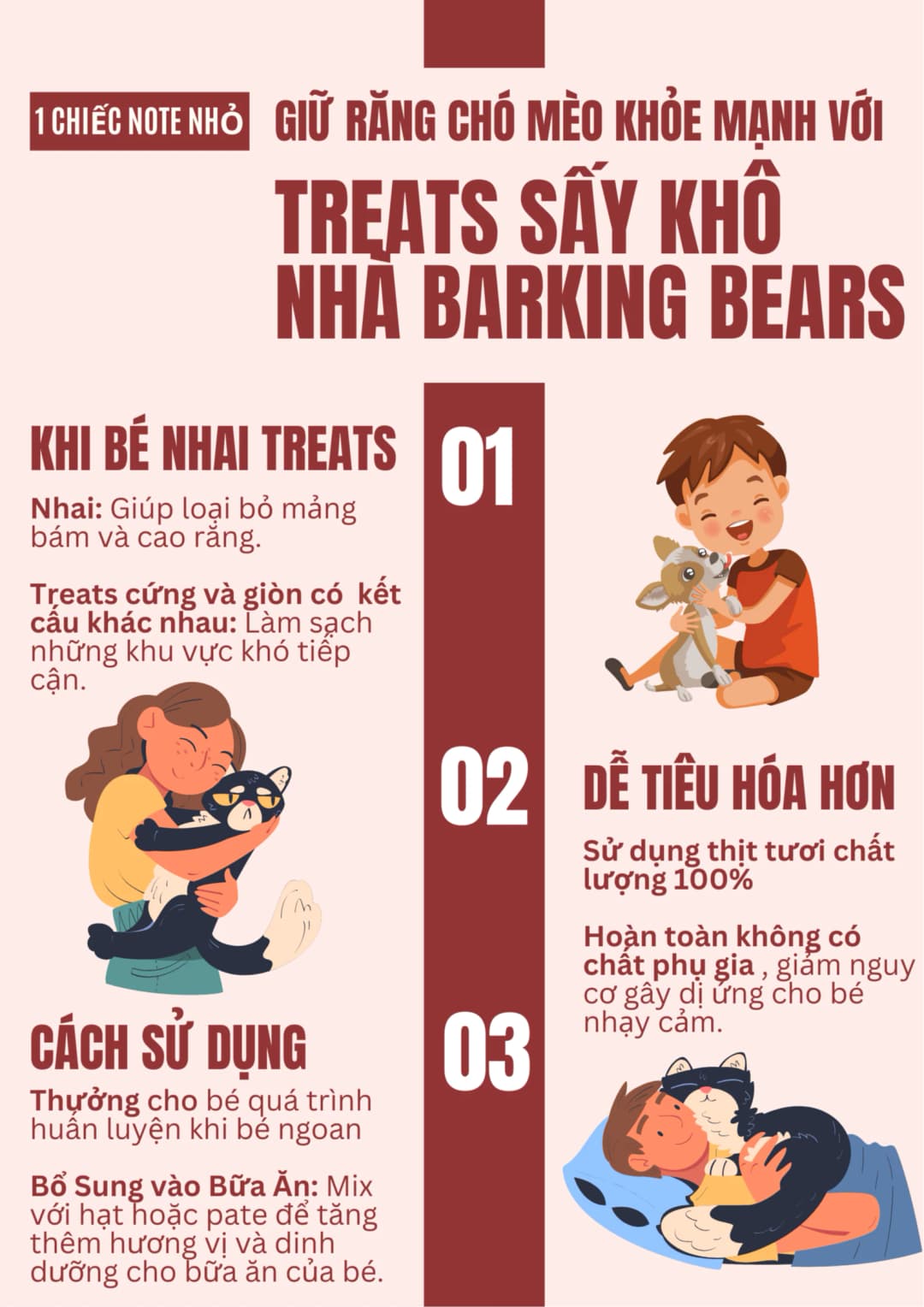 Treats Sấy Khô Barking Bears